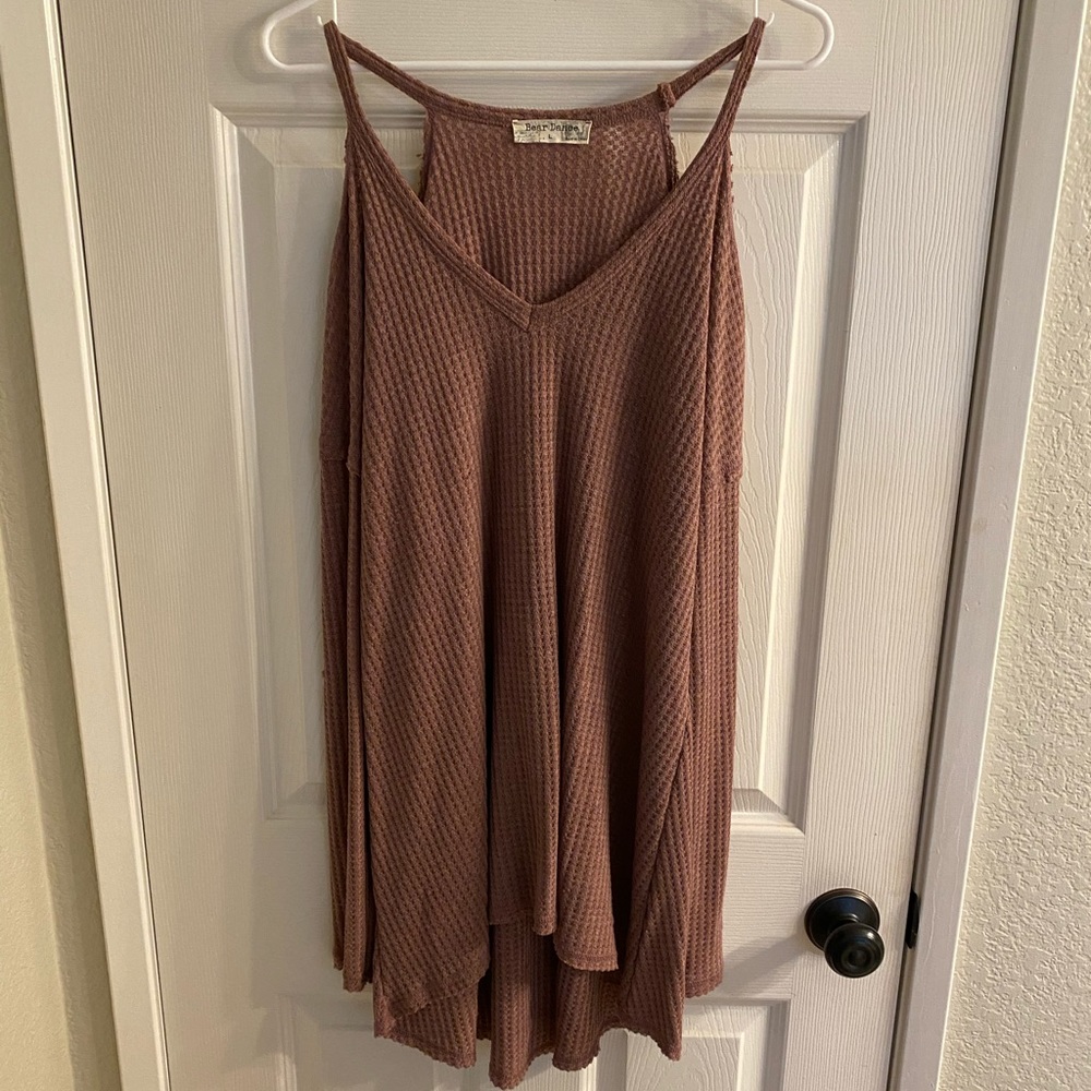 Bear Dance Shoulder-less Sweater